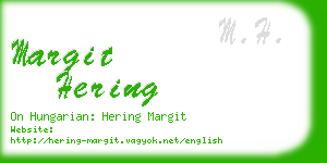 margit hering business card